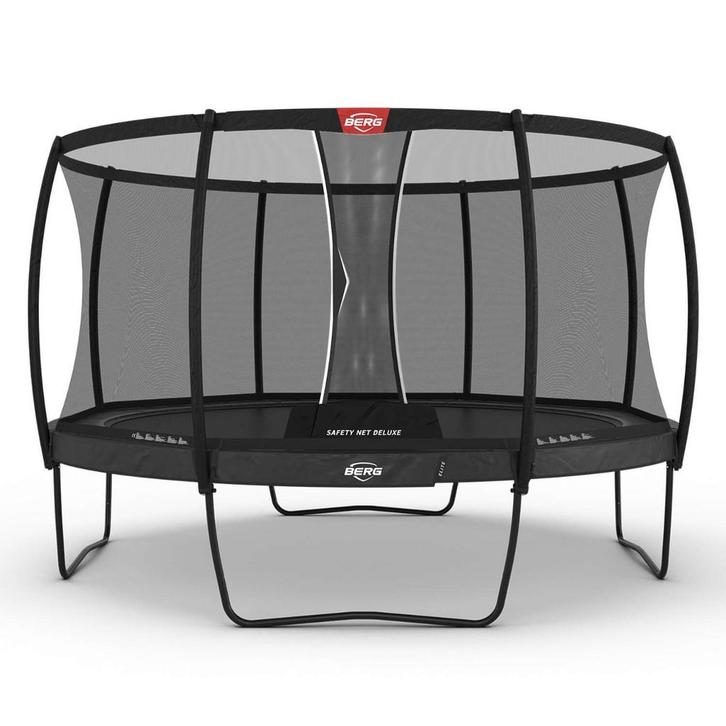 Berg Elite Trampoline 430 met veiligheidsnet, Kinderen en Baby's, Speelgoed | Buiten | Trampolines, Nieuw, Ophalen of Verzenden