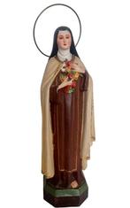 Olot - Sint Thérèse van Lisieux – 26 cm - Houtpasta -