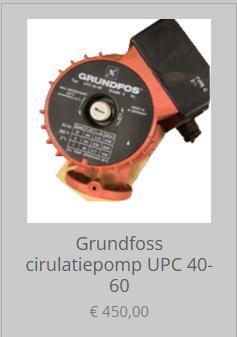 grundfoss circulatiepompen beschikbaar voor biedingen