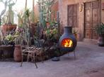 Sol-y-Yo chimenea Mexicaanse tuinhaard Jumbo (grijs, 115 cm), Tuin en Terras, Verzenden, Nieuw