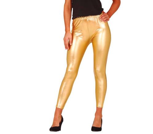 Gouden Legging Metallic 1m, Hobby en Vrije tijd, Feestartikelen, Nieuw, Verzenden