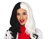 Halloween Pruik Cruella, Verzenden, Nieuw