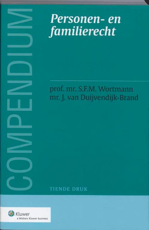 Compendium van het personen- en familierecht / Compendia, Boeken, Wetenschap, Zo goed als nieuw, Verzenden