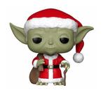 Star Wars POP! Vinyl Bobble-Head Holiday Santa Yoda 9 cm, Verzamelen, Star Wars, Nieuw
