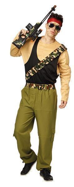 Rambo Superhelden pak heren, Kleding | Heren, Carnavalskleding en Feestkleding, Nieuw, Ophalen of Verzenden