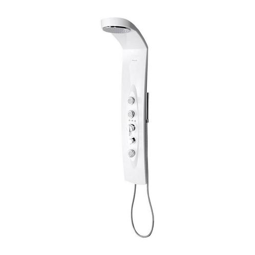 Douchepaneel Sapho Mola 130x21 cm Thermostatisch, Doe-het-zelf en Verbouw, Sanitair, Kraan, Nieuw, Chroom, Ophalen of Verzenden