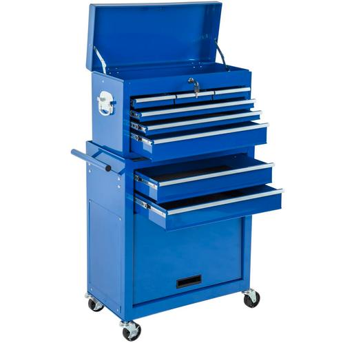 Gereedschapswagen met 10 vakken - blauw, Doe-het-zelf en Verbouw, Gereedschap | Handgereedschap, Verzenden