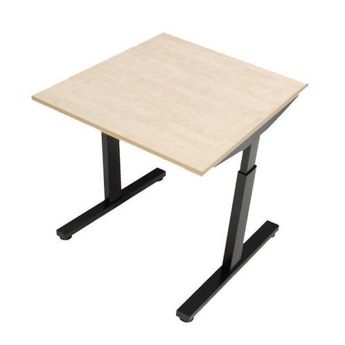 Recht T-poot bureau, 80 x 80 cm, Zakelijke goederen, Kantoor en Winkelinrichting | Kantoormeubilair en Inrichting, Ophalen of Verzenden