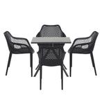 Garden Impressions Air XL tuinset 5-delig zwart - Rimini, Tuin en Terras, Tuinsets en Loungesets, Verzenden, Nieuw