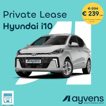 Hyundai i10 - Private Lease - Intro Deals beschikbaar voor biedingen