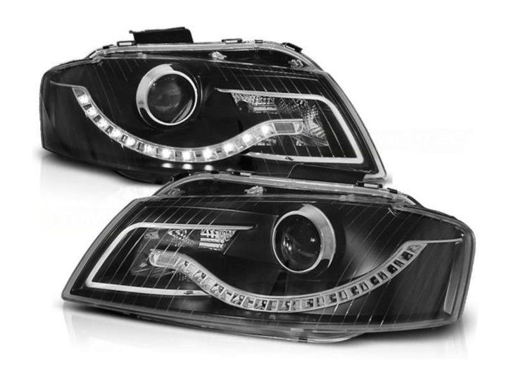 LED DRL koplamp units Daylight Black geschikt voor Audi A3, Auto-onderdelen, Verlichting, Nieuw, Audi, Verzenden