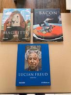 3 Monografieën Magritte Lucian Freud Francis Bacon - NIEUW, Boeken, Ophalen of Verzenden, Zo goed als nieuw, Schilder- en Tekenkunst