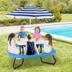 2dekans | Coast Kinderzitgroep Picknicktafel met Parasol –, Tuin en Terras, Ophalen of Verzenden, Zo goed als nieuw