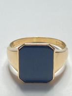 Zonder Minimumprijs - Ring - 18 karaat Geel goud Onyx, Sieraden, Tassen en Uiterlijk, Ringen, Nieuw