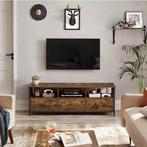 Industrieel TV-Lowboard 147×40×50 cm –3 Laden en Open Vakken, Verzenden, Nieuw