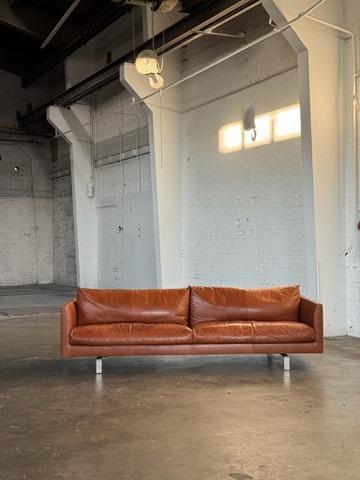 Montis Axel 4-zits | Rancho Leer (Z.G.A.N), Huis en Inrichting, Banken | Bankstellen, 200 tot 250 cm, 75 tot 100 cm, Rechte bank