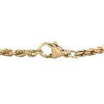 Gouden vintage koord armband 14 kt, Sieraden, Tassen en Uiterlijk, Armbanden, Ophalen of Verzenden, Nieuw