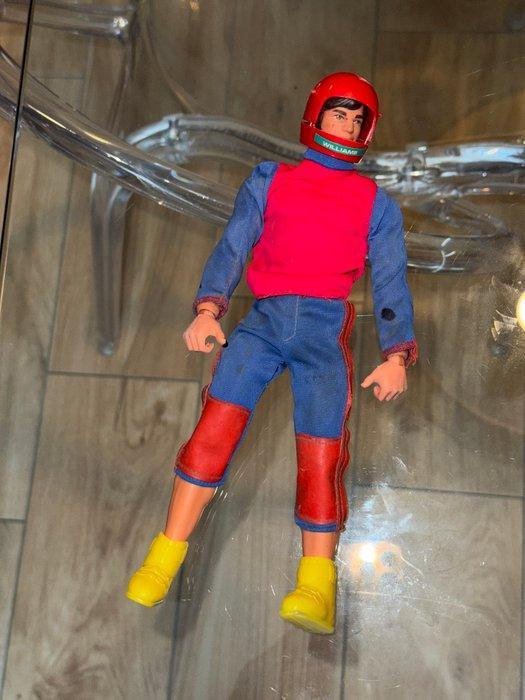 Mattel - Speelgoed Big Jim con moto Mattel 1971 - 1970-1980, Antiek en Kunst, Antiek | Overige Antiek