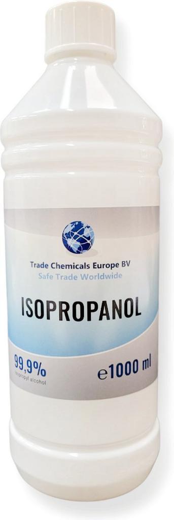 Isopropanol 99,9% Zuiver - Fles, 1 Liter - IPA - Isopropyl alcohol