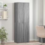 vidaXL Hoge kast 60x35x180 cm bewerkt hout grijs sonoma, Huis en Inrichting, Kasten | Overige, Verzenden, Nieuw