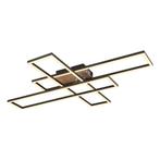 Plafondlamp DAKARI 40 Watt Matt zwart 1-Lichts, Huis en Inrichting, Lampen | Plafondlampen, Ophalen of Verzenden, Nieuw, Metaal