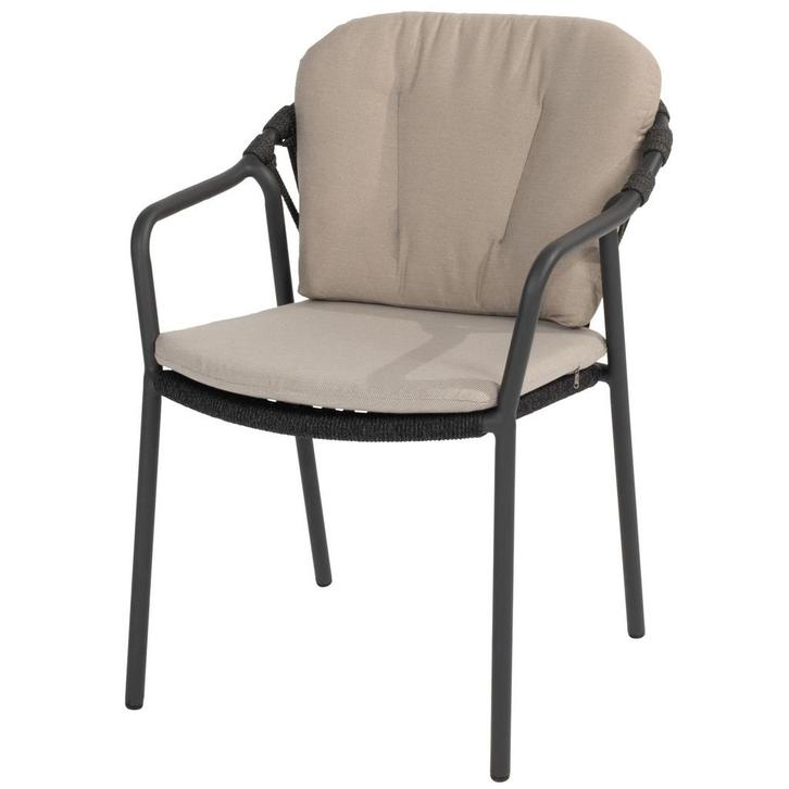 Manitoba stapelbare tuinstoel antraciet Taste 4SO, Tuin en Terras, Tuinsets en Loungesets, Nieuw, Ophalen of Verzenden