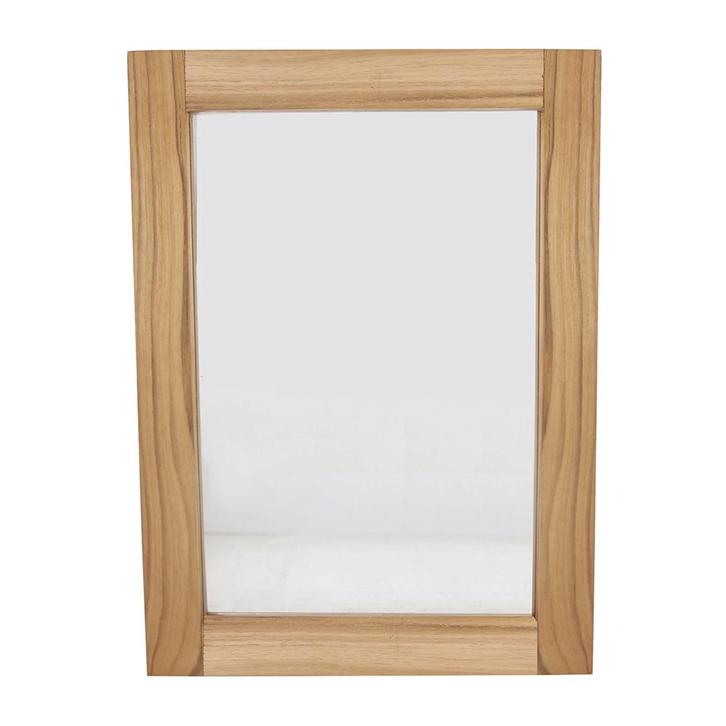 Teak Spiegel 28x38cm, Watersport en Boten, Accessoires en Onderhoud, Nieuw, Ophalen of Verzenden