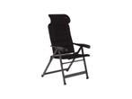 Crespo kampeer standen stoel ap-235 air-deluxe compact zwart, Nieuw