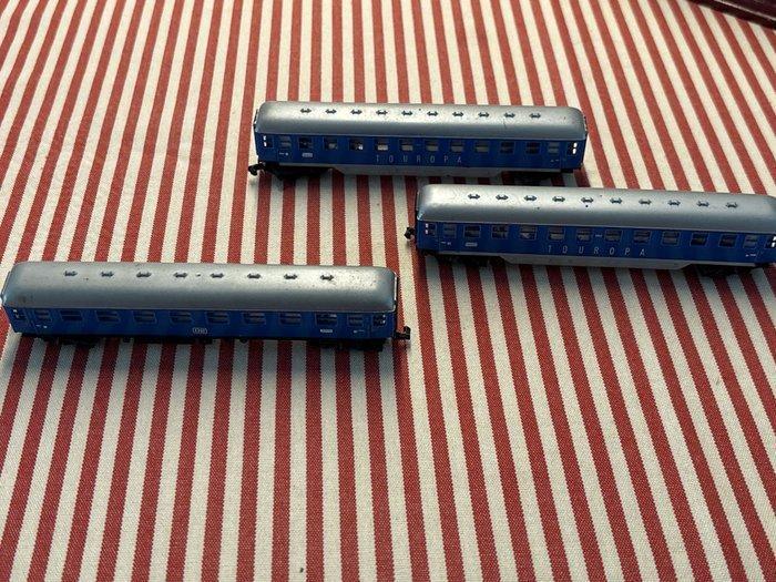 Arnold Rapido N - Treinset (3) - 3 wagons, zonder, Hobby en Vrije tijd, Modeltreinen | N-Spoor