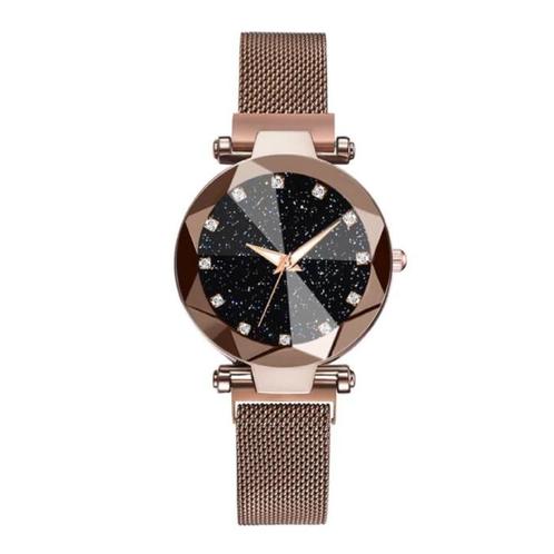 Starry Night Horloge Dames - Luxe Anoloog Kwarts Uurwerk, Sieraden, Tassen en Uiterlijk, Smartwatches, Nieuw, Verzenden