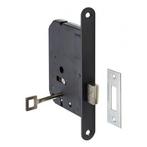 Deurbeslag | Kastslot | Intersteel | 55 mm (Klavier, Zwart), Doe-het-zelf en Verbouw, Verzenden, Nieuw