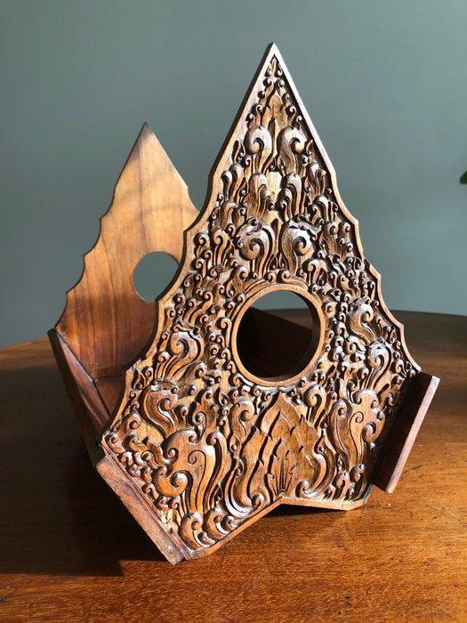 Brievenhouder - Hout - Art deco letter rack, Antiek en Kunst, Kunst | Designobjecten