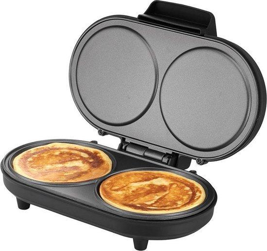 Unold 48165 Dubbele pancakemaker Zwart, RVS, Witgoed en Apparatuur, Overige Witgoed en Apparatuur, Nieuw, Ophalen of Verzenden