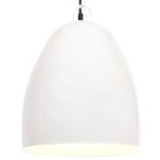 Hanglamp industrieel rond 25 W E27 42 cm wit (Lampen), Huis en Inrichting, Complete inboedels, Verzenden