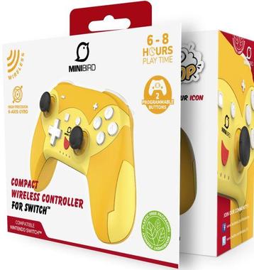 MiniBird Pop Top Wireless Controller-Pika Geel (Switch) beschikbaar voor biedingen