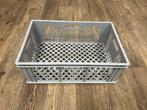 Kratten 60x40x22 cm geperforeerd grijs euronorm, 40 tot 60 cm, 50 tot 75 cm, Minder dan 35 cm, Zo goed als nieuw
