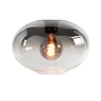 Highlight tafellamp semi smoked Ø26cm E27 fitting Zwart, Huis en Inrichting, Lampen | Tafellampen, Ophalen of Verzenden, Nieuw