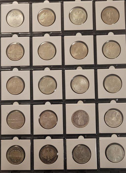Duitsland. Lot of 53 coins: 5 Reichsmark 1934/1936 & 5, Postzegels en Munten, Munten | Europa | Niet-Euromunten