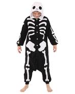 Onesie Skelet Pak XL-XXL Skeletpak Kostuum Zwart Wit Botten, Kleding | Heren, Carnavalskleding en Feestkleding, Ophalen of Verzenden