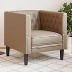 vidaXL Fauteuil Chesterfield-stijl kunstleer, Verzenden, Nieuw, Eenpersoons, Leer