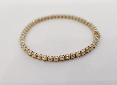 Armband - 18 karaat Geel goud Diamant (Natuurlijk), Sieraden, Tassen en Uiterlijk, Armbanden
