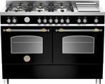 BERTAZZONI HER1206GMFEDNET Fornuis 120 cm5924.50, Witgoed en Apparatuur, Fornuizen, Ophalen of Verzenden, Nieuw, Vrijstaand, Energieklasse A of zuiniger