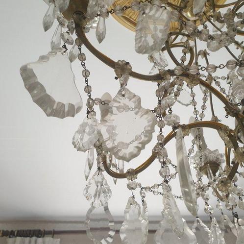 Plafondlamp - Kristal, Antiek en Kunst, Curiosa en Brocante