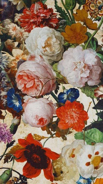 Geen RESERVEPRIJS! Exclusief bloemrijk textiel - Artistiek, Antiek en Kunst, Antiek | Kleden en Textiel