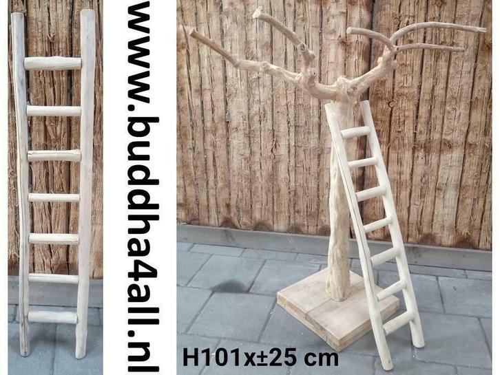 Vogelspeelgoed en zitstokken van koffiehout/ javahout + teak, Dieren en Toebehoren, Vogels | Toebehoren, Kooi-accessoires, Nieuw