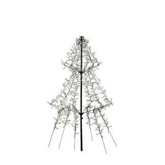 Metalen kerstboom met verlichting | 1.35 meter, Diversen, Kerst, Nieuw, Verzenden