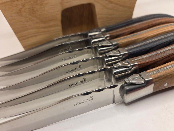Laguiole - Tafelmessenset - Laguiole steakmessen in Aubrac, Antiek en Kunst, Antiek | Keukenbenodigdheden
