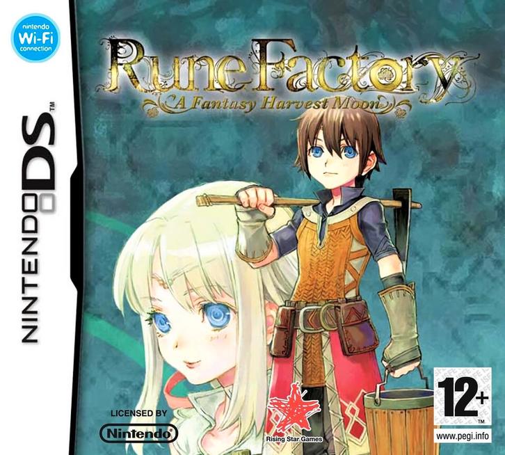 DS Rune Factory: A Fantasy Harvest Moon, Spelcomputers en Games, Games | Nintendo DS, Zo goed als nieuw, Verzenden