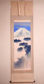 Mount Fuji  - Blauwe lucht en berglandschap boven de, Antiek en Kunst