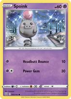 Spoink 055/163 Battle Styles, Ophalen of Verzenden, Nieuw, Losse kaart, Foil